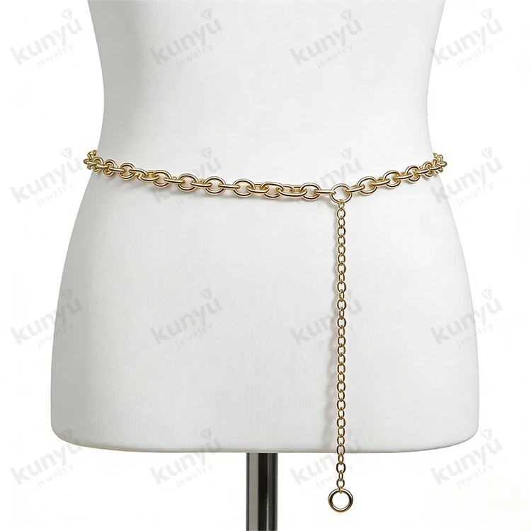 Chunky metallkjedebelte Chunky metallkjedebelte