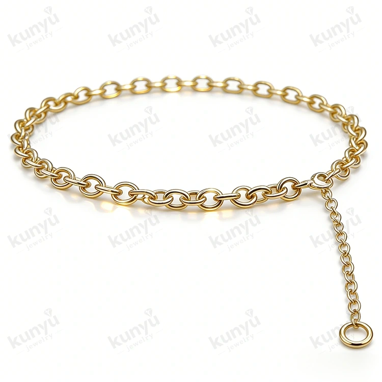 Chunky metallkjedebelte