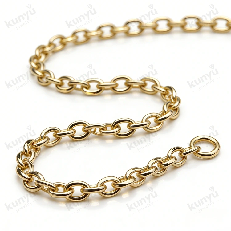 Chunky metallkjedebelte