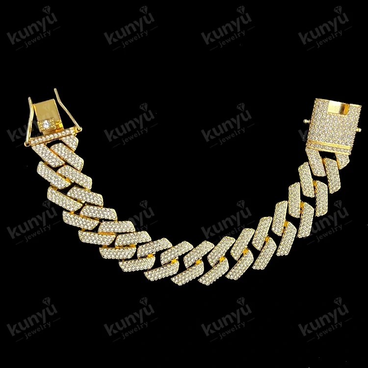 Cuban Link Hip Hop armbånd Cuban Link Hip Hop armbånd
