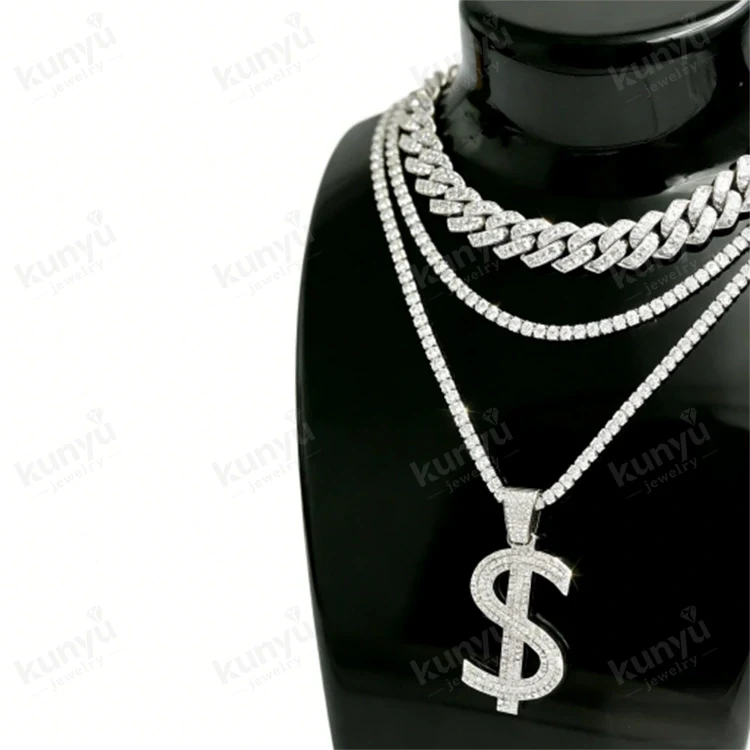 Hip Hop Dollar Sign Halskjede